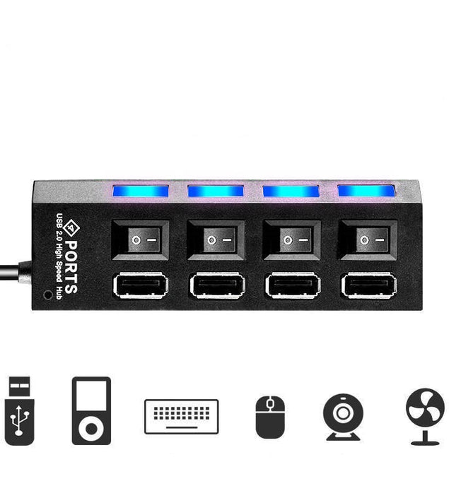 Computer HUB extender multi-port hub