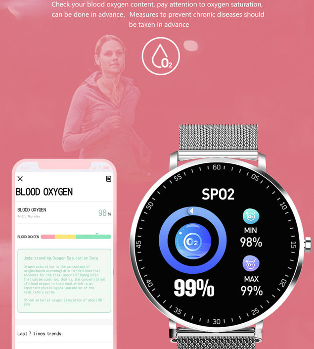 Full Touch Smart Bracelet Sports Fitness Tracker Handband Smart Bracelet