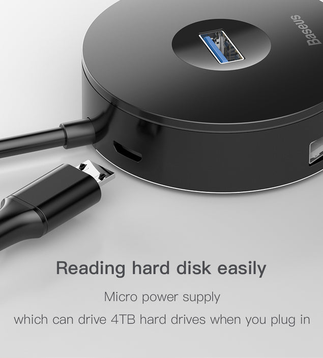 hub notebook usb adapter hub round box