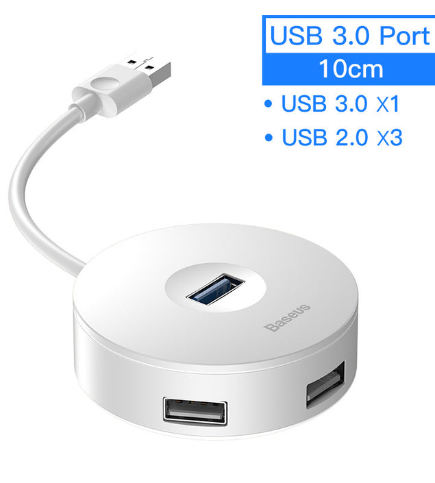 hub notebook usb adapter hub round box