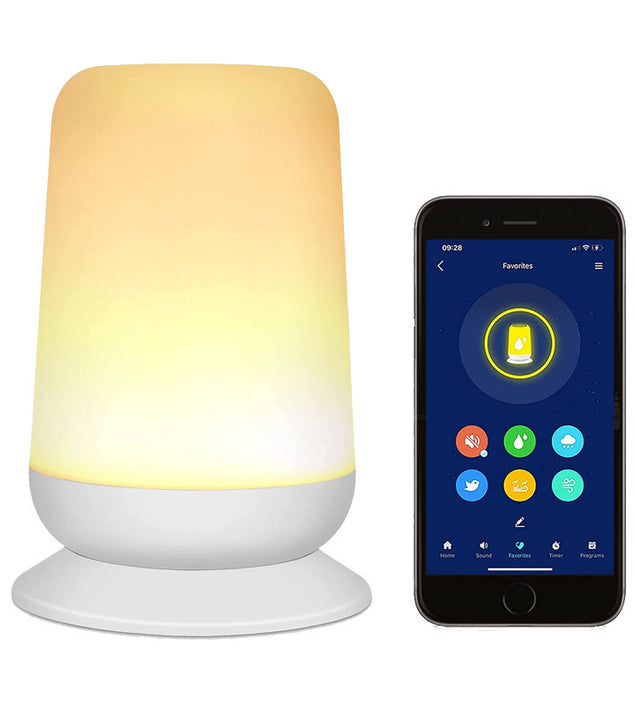 Smart Desk Lamp Dimmable RGB Atmosphere Bedroom Bedside Lamp LED