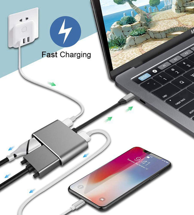 USB Type C adapter hub